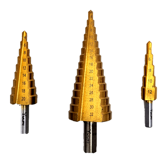 Yuri 3pcs HSS Step Drill Set