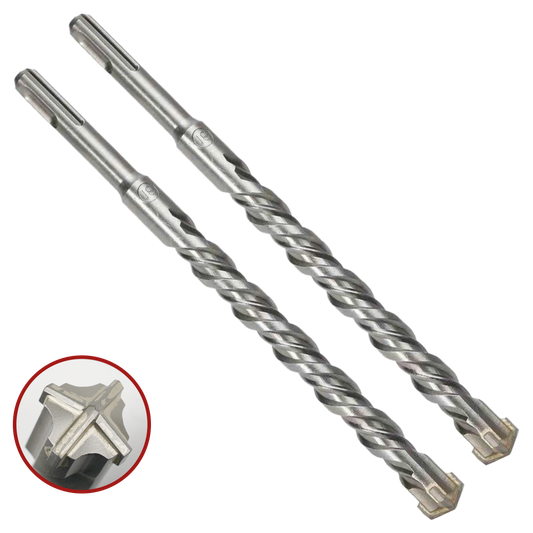 Yuri FD Plus Double Flute Head Sandblast Drill Bit W Carbide Tip Double Flute