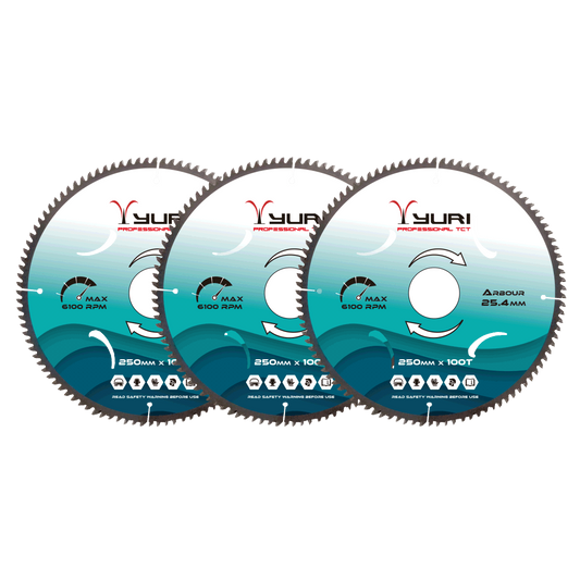 Yuri PROFESSIONAL TCT SAW BLADES FOR ALUMINIUM