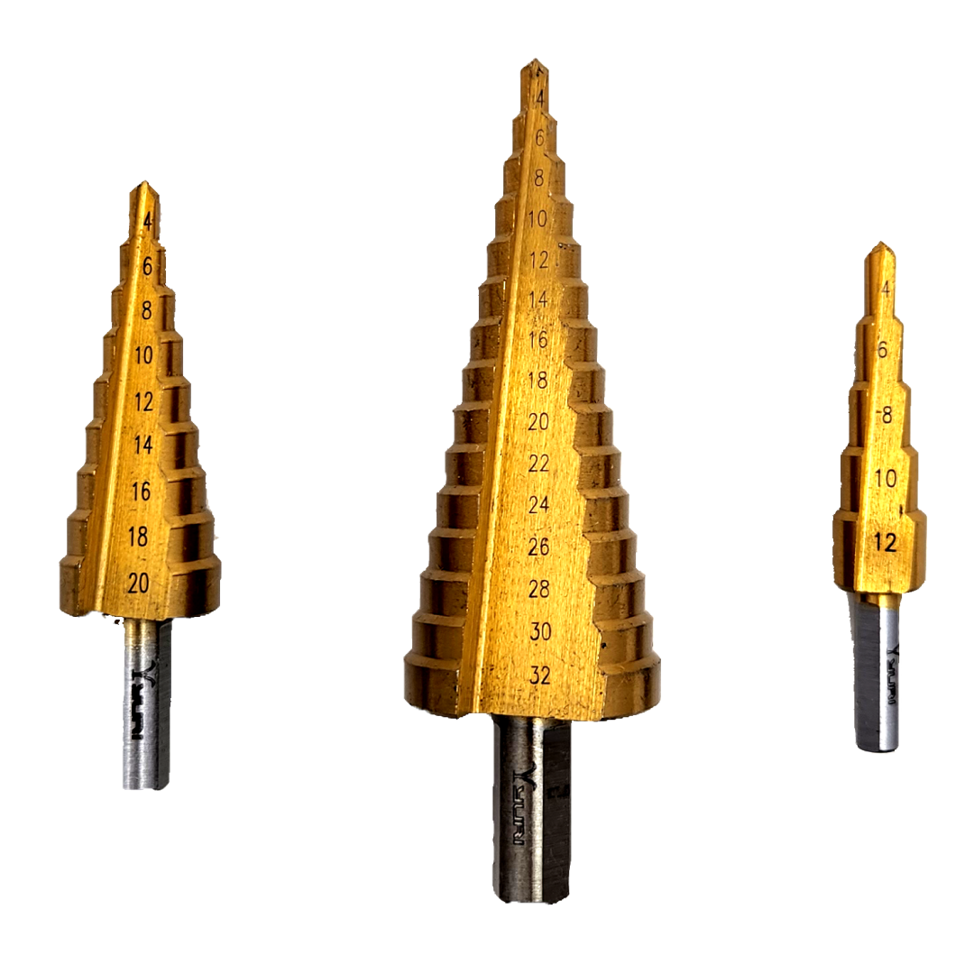 Yuri 3pcs HSS Step Drill Set