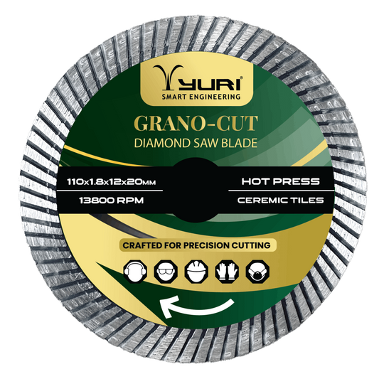 Yuri Grano-Cut Super Thin Turbo Diamond Saw Blade