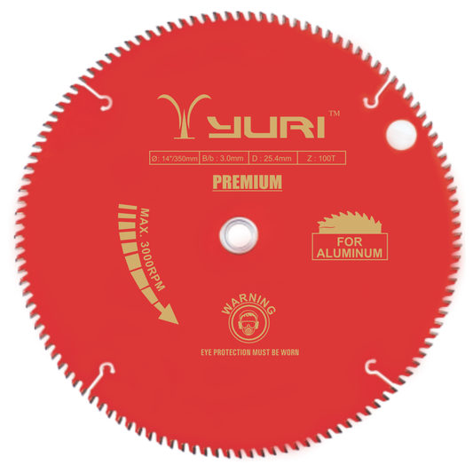 Yuri Premium T.C.T Circular Saw Blades (For Aluminium)